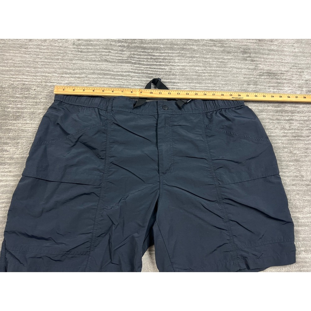 Eddie Bauer Shorts Mens XXL Gray Hiking Outdoor Nylon Ripstop EB004134 Belted - Picture 2 of 9